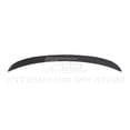 thumbnail image 4 of Replacement For 2015-Present Dodge Charger | SRT8 HellCat Extended Style ABS Plastic Primer Black Rear Trunk Lip Wing With Wickerbill Spoiler, 4 of 11