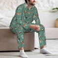 thumbnail image 7 of Sikiie Veterinary Clinics Mens Pajama Set, Soft Warm Long Sleeve Sleepwear, Cozy Button-Down Pjs for Men-Medium, 7 of 7