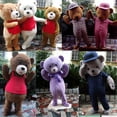 thumbnail image 2 of Disfraz de mascota de oso de peluche, disfraz de anime para cosplay, adultos, Navidad, Halloween, fiesta de cumpleaños, atuendos de actuación, prendas de carnaval, 2 of 5