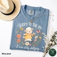thumbnail image 4 of Sorry to the 99 I Was Dilly Dallying Shirt, Funny Sheep Graphic Tee, Cute Faith-Inspired Christian Shirt, Whimsical Gift for Women, 4 of 5
