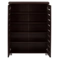 thumbnail image 5 of Adalwin Modern and  2-Door Dark Brown Wooden Entryway Shoes Storage Cabinet, 5 of 7