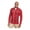 Red - wine, variant on Mens Windowpane Quarter-Zip Pullover Sweater