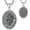 B01-Saint Christopher(Oval), variant on St Michael Necklace for Men 925 Sterling Silver Oval Saint Archangel Michael Sigil Medal Medallion Protection Jewelry