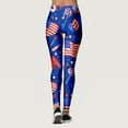 thumbnail image 5 of Independence Day Printed Pattern Comfort Leggings Workout Pants Long Tremdy 2024 Pink S, 5 of 5