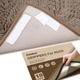 thumbnail image 1 of Cosbur Non Slip Rug Grippers, Large Carpet Stickers for Area Rugs Removable, Rug Stickers for Wood Floor Without Residue, 18Pcs Double Sided Rug Carpet Tape Strips, 1 of 8