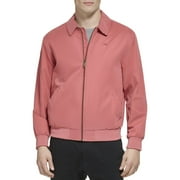 Men's Dockers® Micro-Twill Golf Bomber Jacket Color: Red Size: L