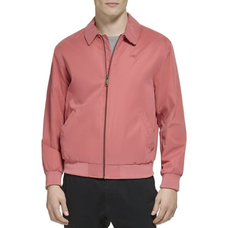 Men's Dockers® Micro-Twill Golf Bomber Jacket Color: Red Size: L