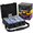 Black, variant on Purple Aluminum Alloy Trading Card Storage Case Holds 650+ 3x4 35pt Toploaders