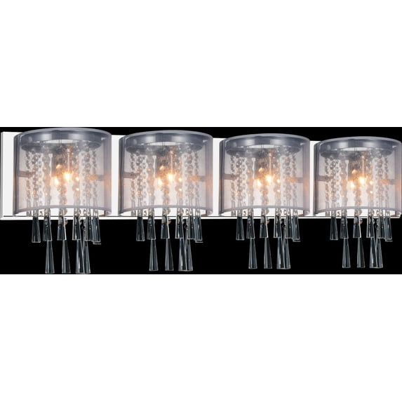 4 Light Vanity Light with Chrome finish