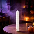 thumbnail image 4 of Pumpkin Shaped Taper Candles, Unscented Smokeless Hand-Poured Wax Candlesticks, Multi-purpose Autumn Table Centerpiece for Halloween Thanksgiving & Farmhouse Seasonal Home Decor, 4 of 4
