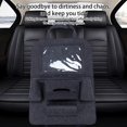 thumbnail image 5 of under $5 Usloyux Felt Car Seat Back Organizer, Kick Mats Car Back Seat Protector for Kids, Storage for Tissue, Box, Pen, Toy, Automobile Road Trip Accessories for SUV, 5 of 7