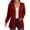 Red, variant on Open Front Knit Cardigans for Women Lightweight Sweaters with Pockets Long Sleeve Solid Casual Plus Size Outfits (XL, Purple)