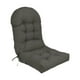 thumbnail image 1 of Cojín de respaldo alto para silla de patio, cojín para asiento de exterior, cojín para silla de jardín Gris oscuro, 1 of 9