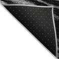 thumbnail image 4 of 8' X 10' Black And Gray Abstract Washable Indoor Outdoor Area Rug, 4 of 5