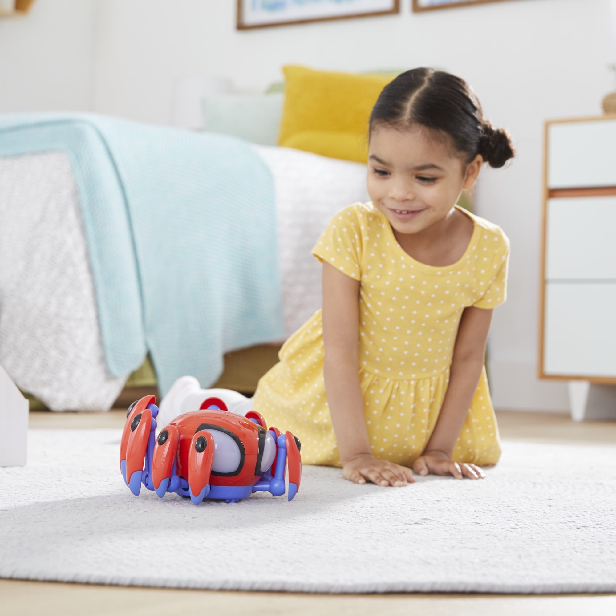 Spidey and His Amazing Friends Speak and Go Trace-E Bot Electronic Spider, Sound-Activated