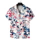 thumbnail image 2 of Camisas casuales con estampado de patchwork para hombre, ropa 3D pop hawaiana, camisas de playa, blusas Y2K de manga corta, ropa vintage, blusa con solapa, 2 of 4