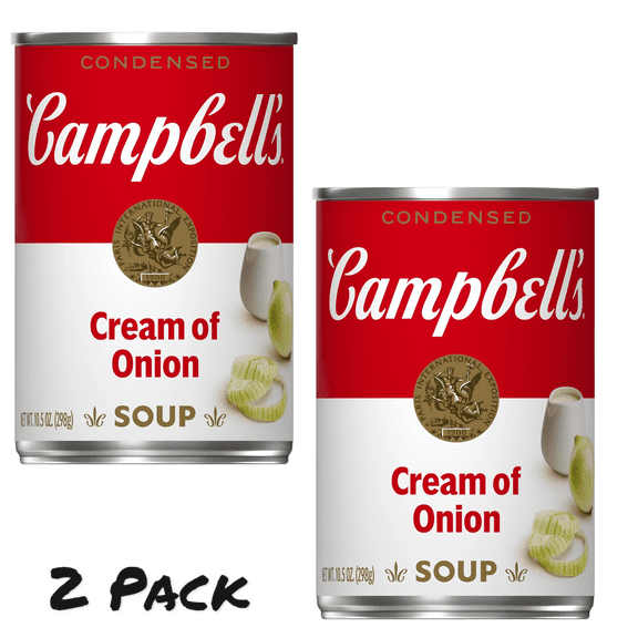 ( 2 Pack ) Campbell's Condensed Cream of Onion Soup, 10.5 oz Can