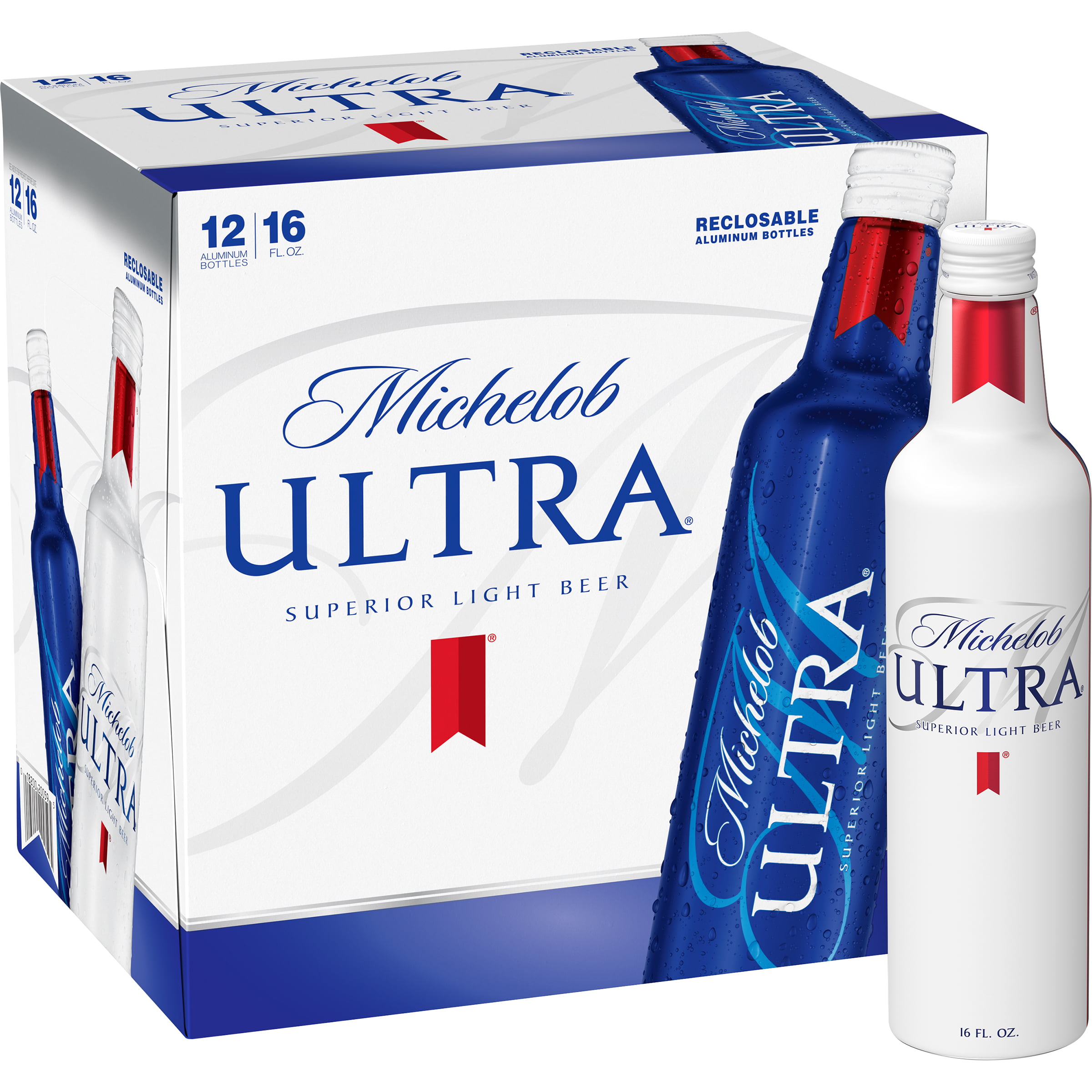 Michelob Ultra Light Beer 12 Pack 16 Fl Oz Bottles 42 Abv