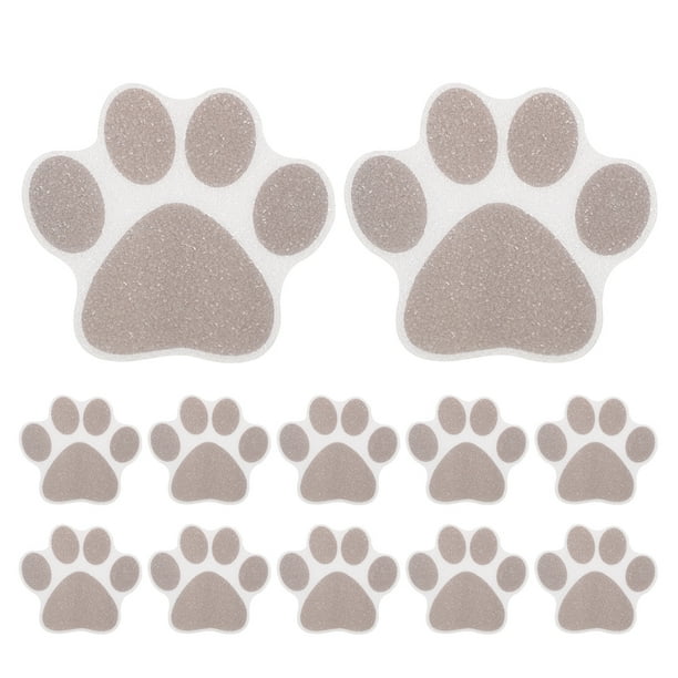 20 pegatinas decorativas antideslizantes con diseño de huellas de gato y perro para el suelo de la cocina y el baño, para decoración del hogar
