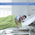 thumbnail image 5 of Linteum Textile Hospital Thermal SNAGLESS Spread Blanket, 100% Cotton (74x100 in, Green), 5 of 9