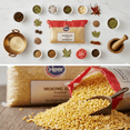 thumbnail image 4 of Heer Haricots Moong Jaunes Cassés (Lavés), 8 Lb, Moong Dal, 4 of 5