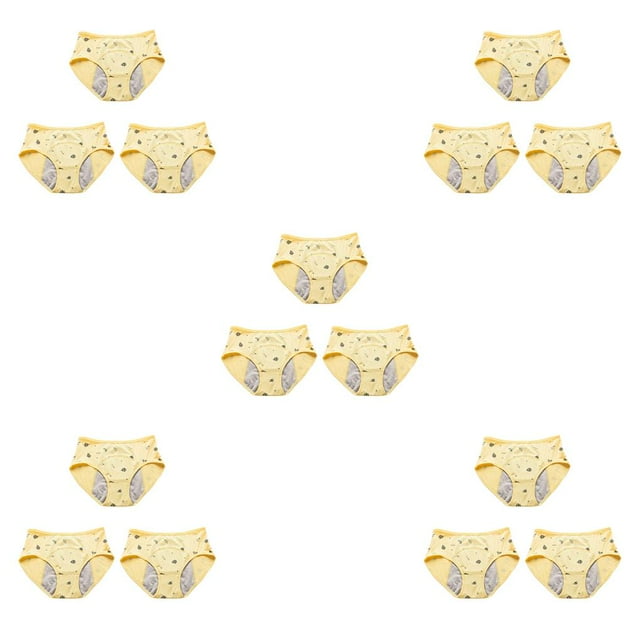 Bragas Menstruales Qarigey Ropa Interior a Prueba de Fugas Amarillo S Type2 NO2