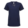 thumbnail image 4 of Onna NN310 Women's Invincible V-Neck Stretch Scrub Top-Navy-3XL, 4 of 4