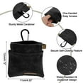 thumbnail image 4 of Unique Bargains Dog Treat Pouch Portable Puppy Dog Training Treat Bag Treat Pouches for Pet Training Auto Closing Hand Free Pet Feed Snack Reward Pocket Black, 4 of 7