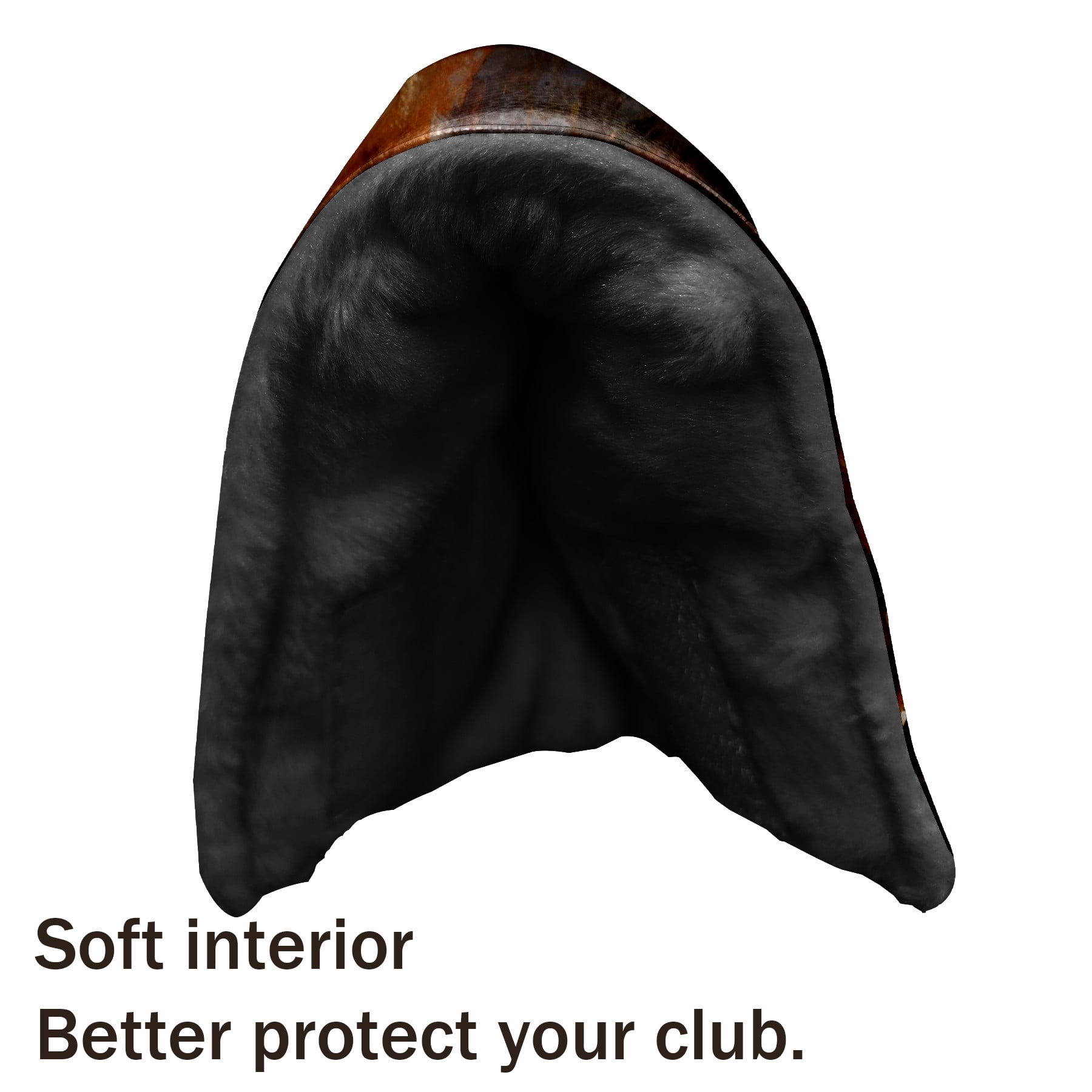Golf Club Head Cover | Leather Golf Club Putte Headcover , Waterproof Golf Club Head Cover Set Driver Headcovers for Golf Clubs Men Women Squirrel
