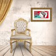 thumbnail image 3 of Retrogun 14x9 Gold Ornate Wood Framed with Double Matting Museum Art Print Titled - Atomic Disintegrator, 3 of 4