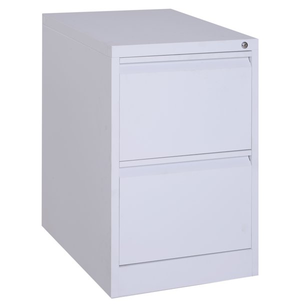 Vinsetto 2 Drawer Office Filing Cabinet 28 Locker Metal Walmart Com Walmart Com