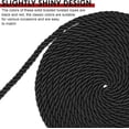 thumbnail image 5 of Casewin 1Pack 10 M/33 Feet 8 MM All Purpose Rope Soft Cotton Rope Cord Thick Cotton Twisted Cord (Black), 5 of 9