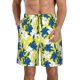 thumbnail image 1 of Balery Lilies Flowers Traje de Baño Estilo Hawaiano para Hombre, Shorts de Secado Rápido con Bolsillos-3X-Large, 1 of 6
