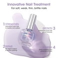 thumbnail image 6 of Gellen 15ml Nail Strengthener, Air Dry Clear Finish Nail Growth Strengthener for Thin Weak and Damaged Nails Repair Solution with Protein Keratin Calcium Nourish Nail Care Treatment, Lavender Scented, 6 of 9