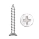 thumbnail image 1 of A2 DIN7982 # 10 4.8mm 304 Tornillo de acero inoxidable Avellanado tornillos de madera autor Abanopi Tornillo de rosca, 1 of 7