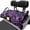 Halloween Bat Tie Dye, variant on XYZCANDO Christmas Reindeer Golf Cart Seat Cover With 4 Pockets - Washable Non-Slip Universal 2-Seat Protector For Golf Cart