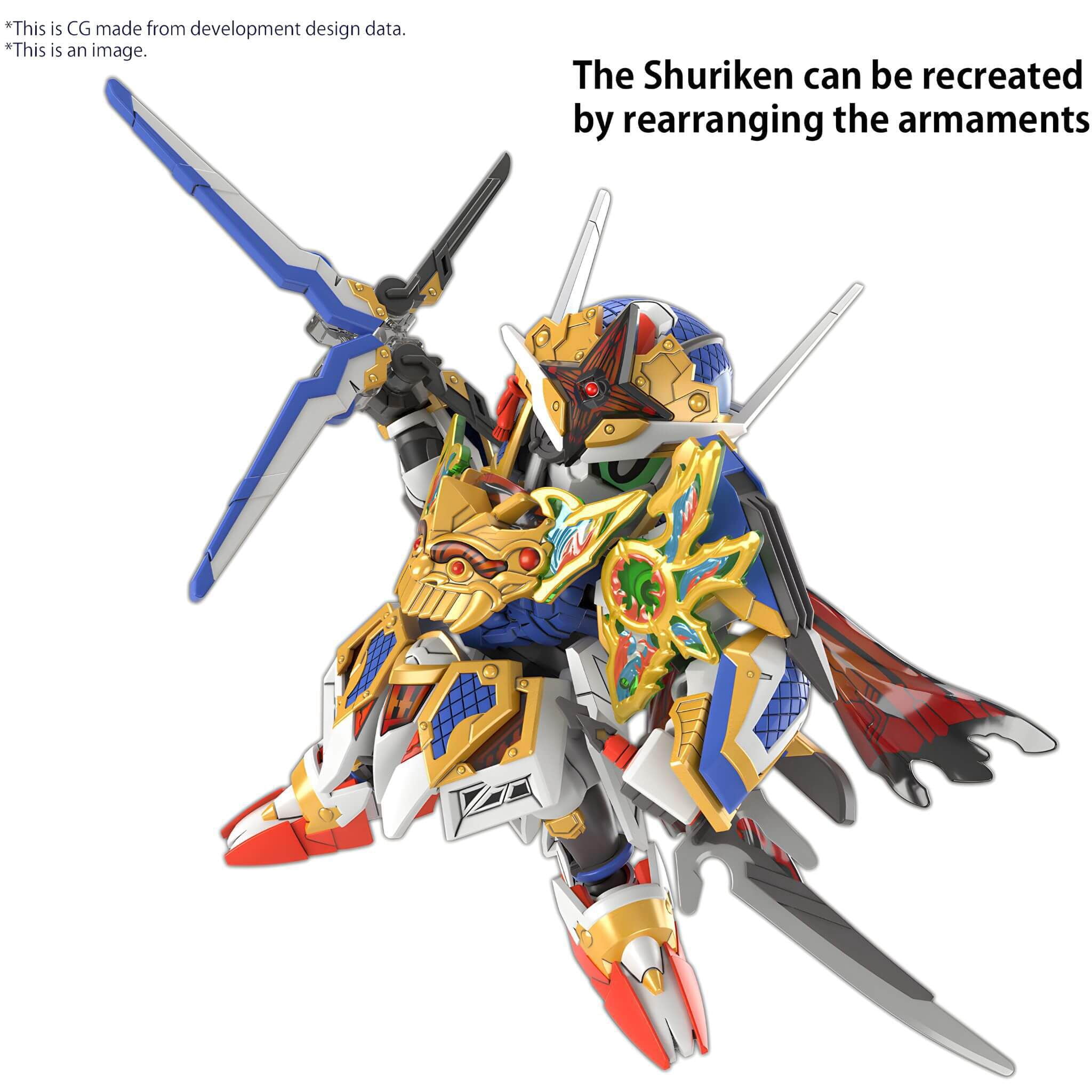 Bandai SDW Heroes Onmitsu Gundam Aerial Model Kit