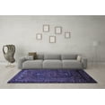 thumbnail image 3 of Ahgly Company Indoor Rectangle Persian Blue Traditional Area Rugs, 5' x 7', 3 of 4