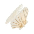 thumbnail image 5 of Unique Bargains 1 Pc Fashion Scallop Hair Clips for Home Beige, 5 of 5