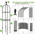 thumbnail image 3 of Flower Fixed Frame,Climbing Vine Fixed Frame Rose Flower Holder Plant Support Pole Unparalleled Experience, 3 of 14