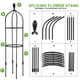 thumbnail image 3 of Enrejado de plantas enredadera trepadora marco fijo soporte para flores de rosas poste de soporte para plantas marco fijo de flores enredadera trepadora marco fijo soporte ANGGREK Otros, 3 of 8