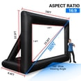 thumbnail image 4 of GZKYYLEGS Pantalla de proyector Inflable de 20 pies para Exteriores e Interiores, Incluye soplador d, 4 of 7