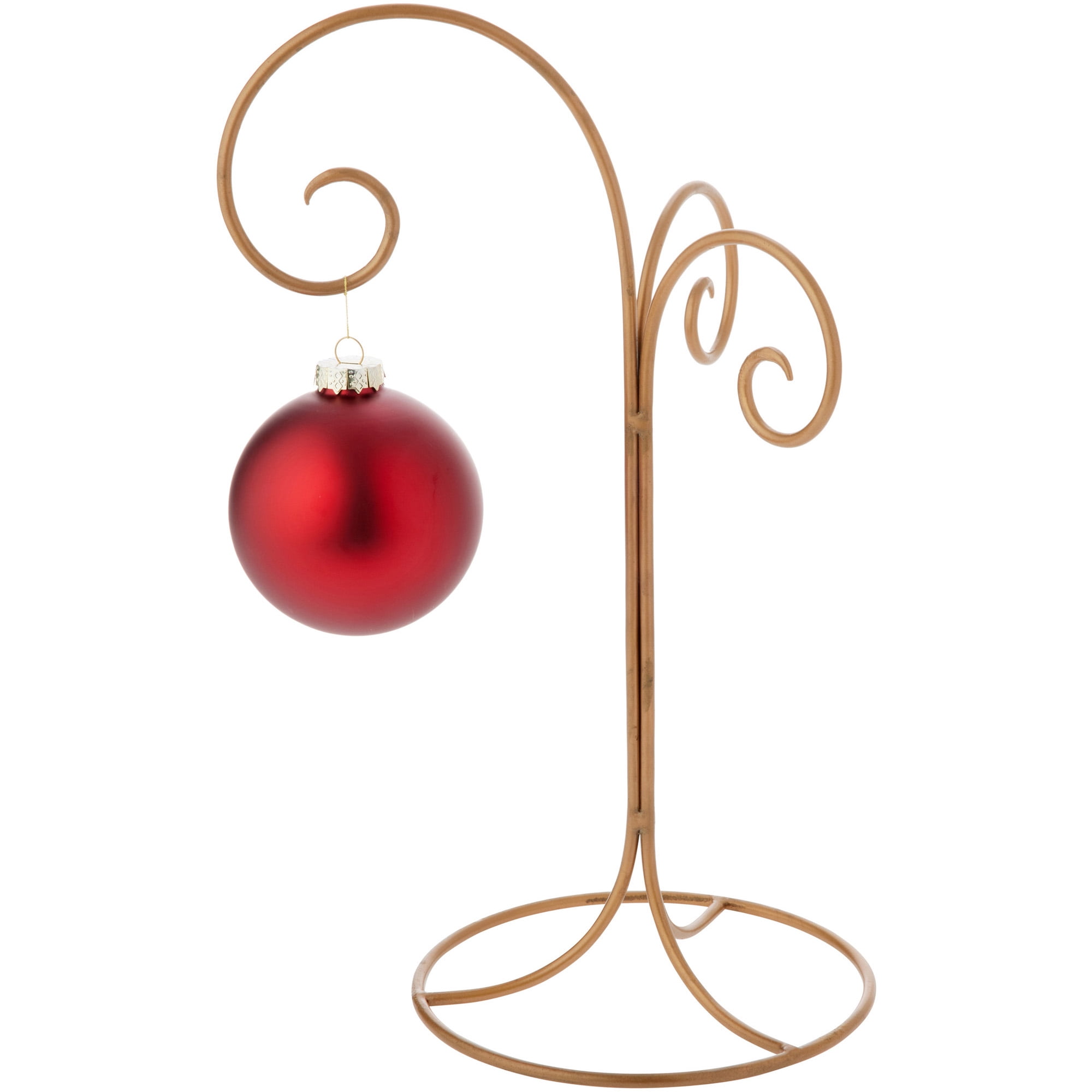 Bard's Base Fruitwood Ornament Stand - Medium Display Stand For Ornaments, Jewelry, Collectibles (6.5"H)