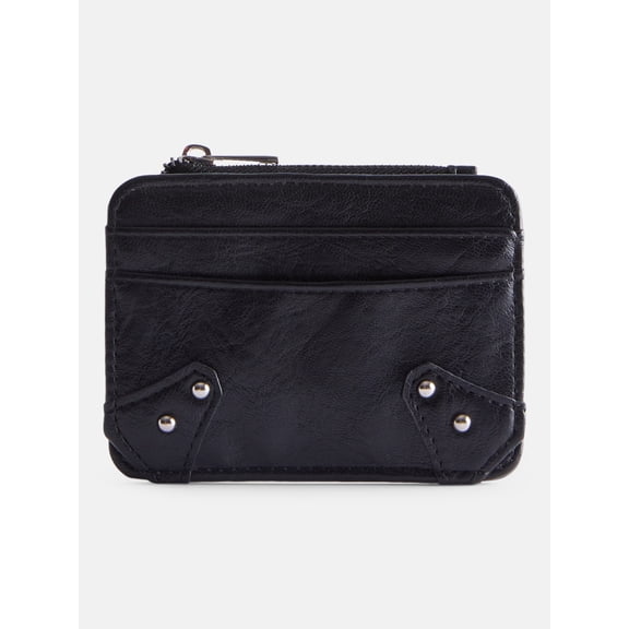 No Boundaries Women's Cardholder Wallet, Black