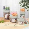 thumbnail image 3 of Fresh-keeping Food Container Salad Yogurt Box Container For Cereals Double-layered Portable Travel Storage Jars Kitchen Accessor 3, 3 of 6