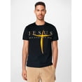 thumbnail image 1 of Playera con diseño Camiseta para HombreJesus, because of him T-shirts, men's T-shirts Tee For Adult, Men, Women, Teen, Teenager, Adolescent, YouthFather's Day, Mother's Day, New Year, Spring Festiva, 1 of 8