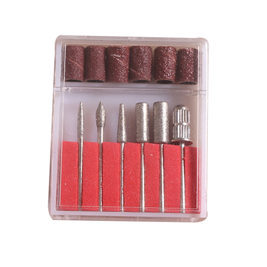Nail Art Polishing Tools Set Drill File Bits Acrylic Manicure Electric