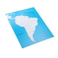 thumbnail image 1 of Mapa del mundo Montessori para bebés, con todos los continentes, material didáctico de geografía para niños de 3 años en adelante. Sudamerica, 1 of 9
