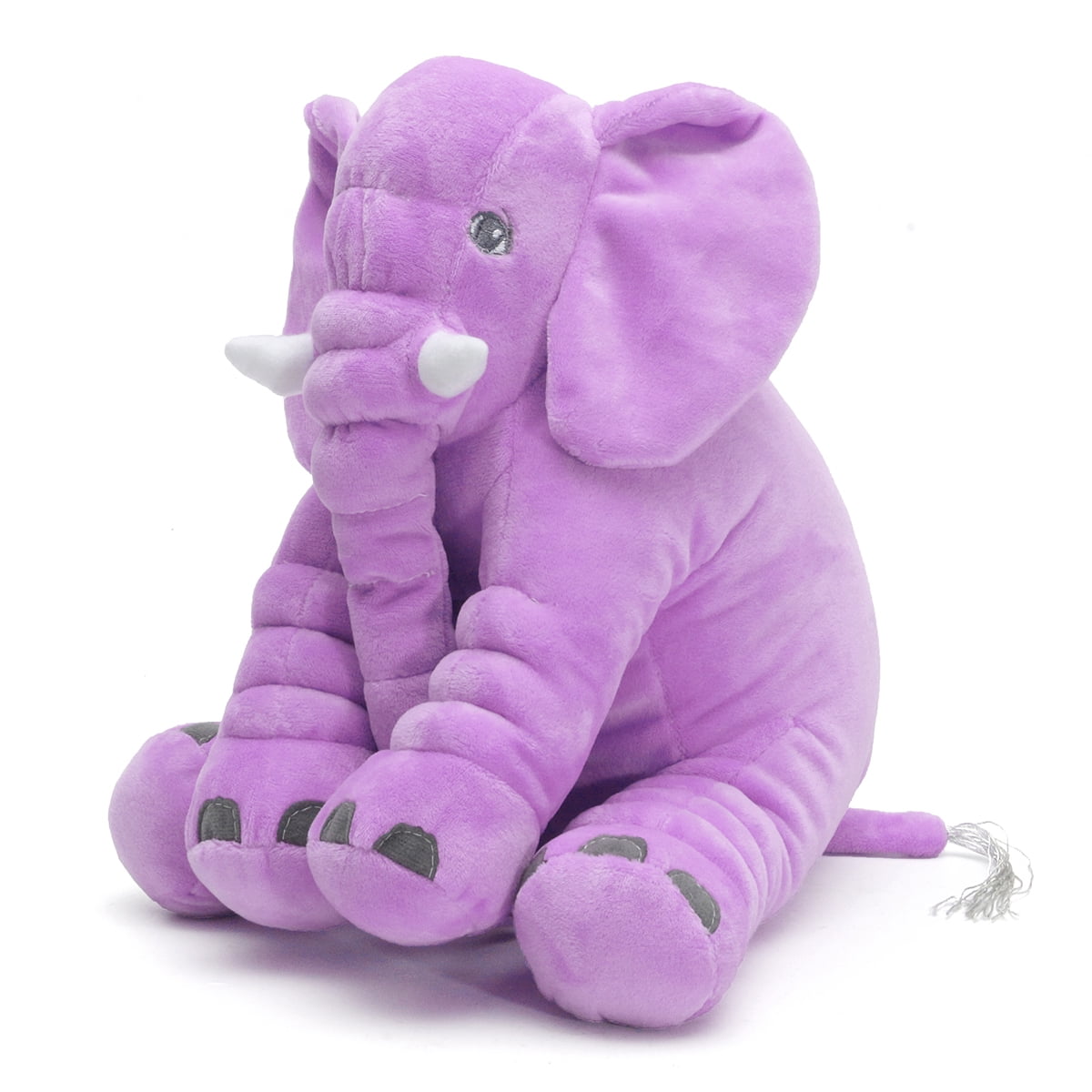 purple stuffed elephant