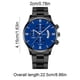 thumbnail image 3 of Reloj de cuarzo de moda para hombre, diseño calado, caja de aleación, correa de cuero, reloj de pulsera informal de negocios, reloj de aleación., 3 of 6